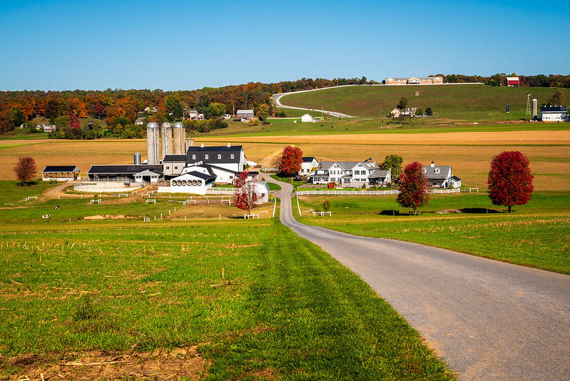 Amish Family Farm in Lancaster County